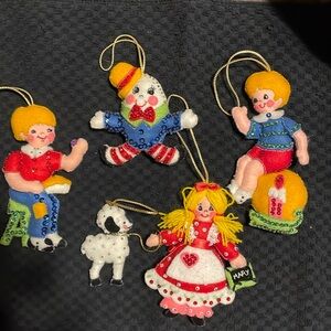 Disney Nursery Rhyme Christmas Ornaments